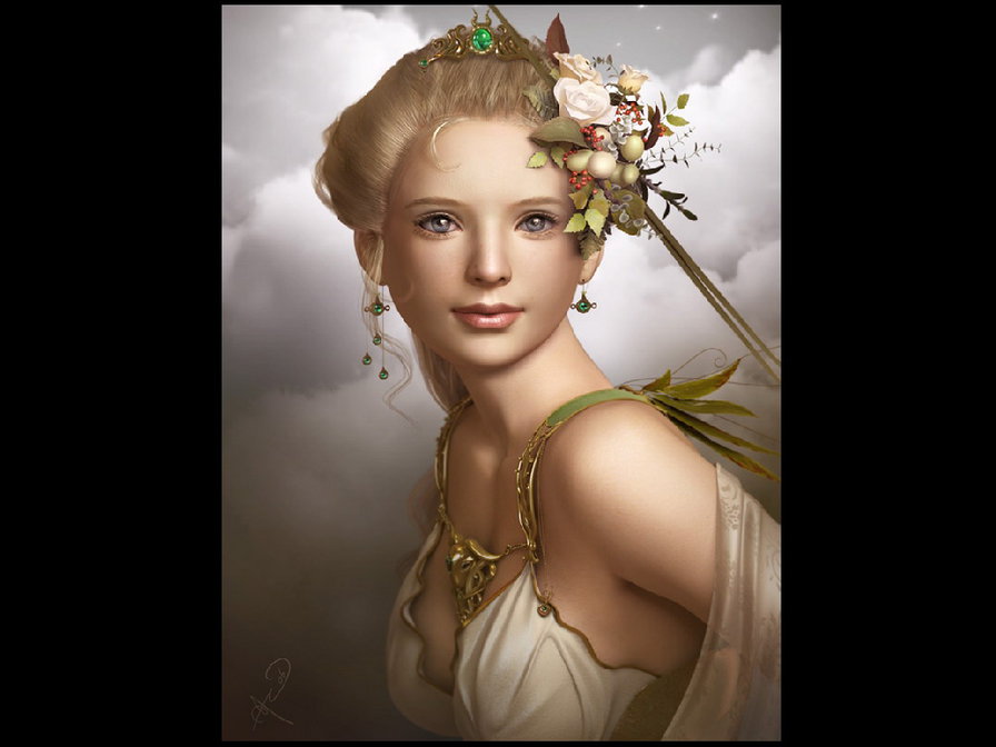 Юная красавица - красота, портрет, красивая девушка - оригинал