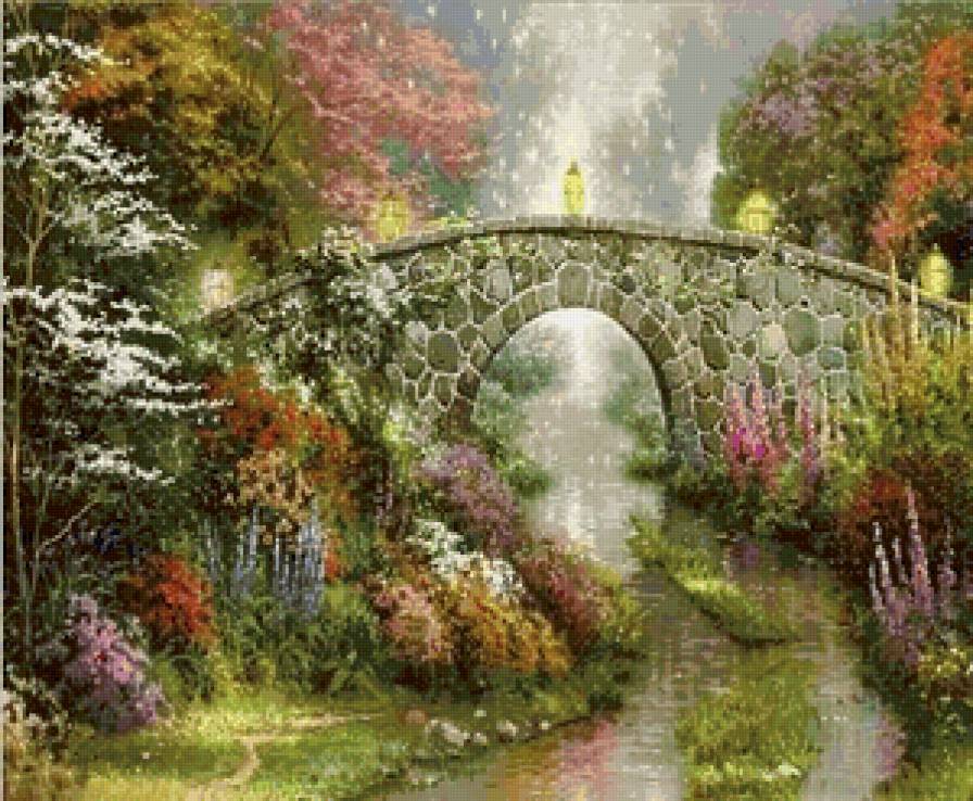 Волшебный сад - природа, пейзаж - предпросмотр