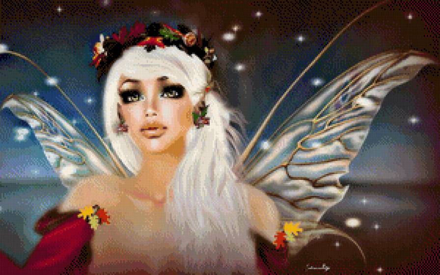 девушка бабочка - девушка, бабочка - предпросмотр