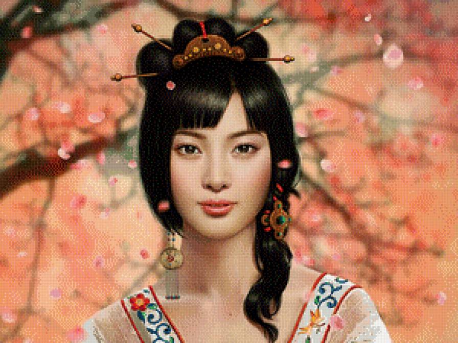 Красивая девушка - красота, девушка, азия - предпросмотр