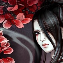 Схема вышивки «гейша1»