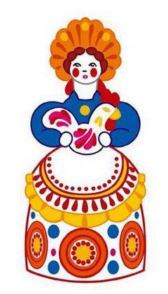 дымковская игрушка - оригинал