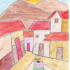 Схема вышивки «Paisaje Andino»