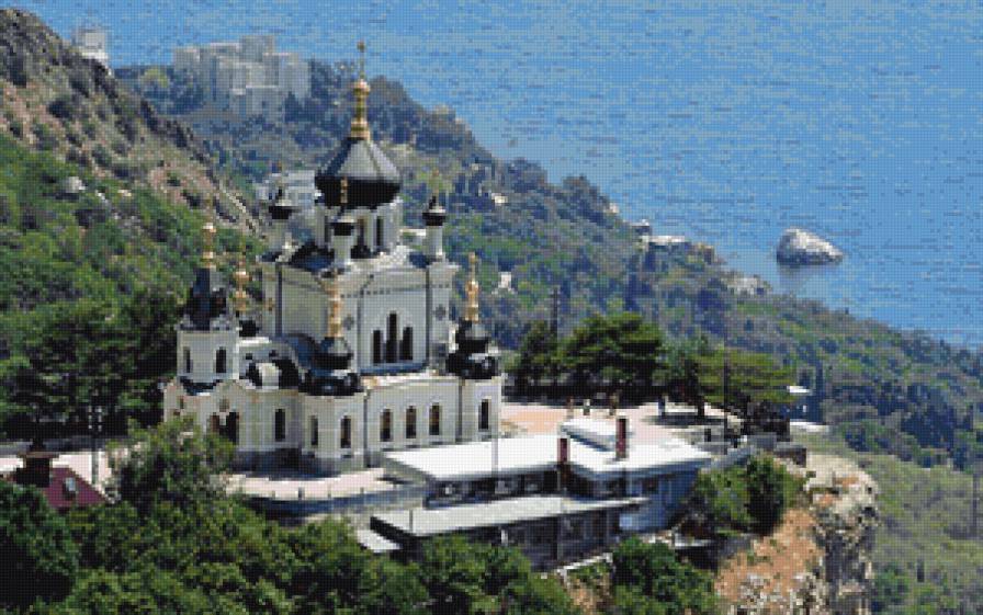 Церковь - город - предпросмотр