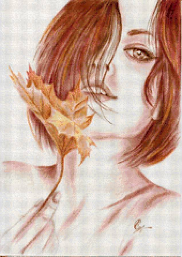 Подружка осень - образ женщины, портрет, осень - предпросмотр