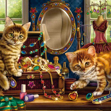 коты у мастерицы - оригинал