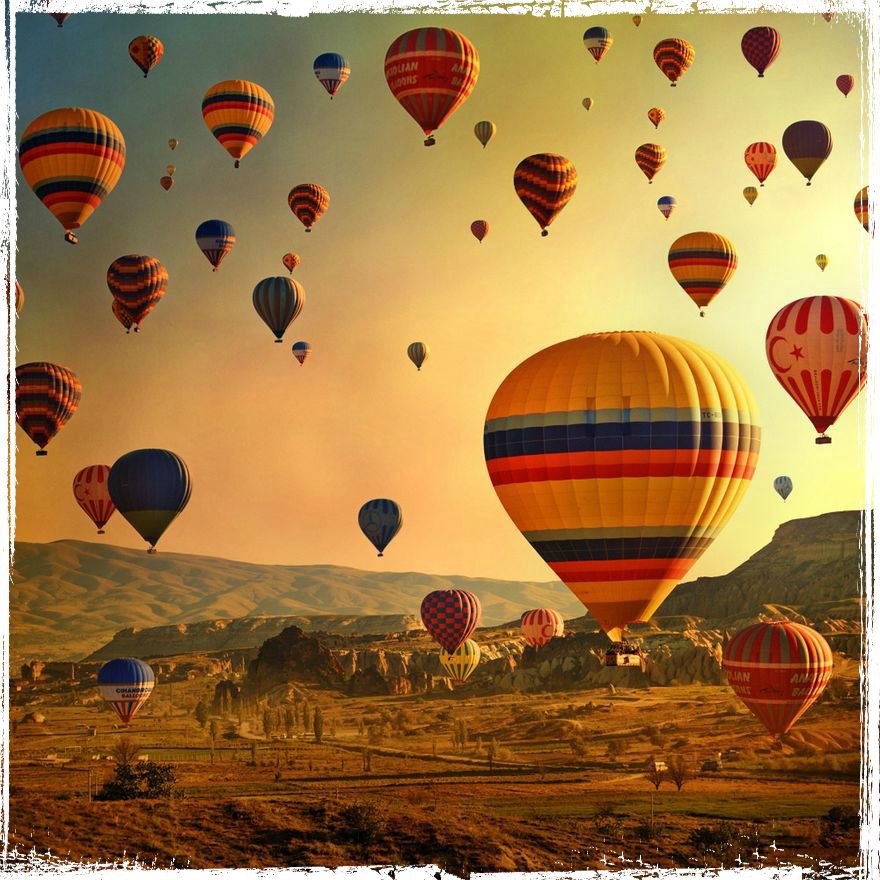 воздушные шары - шары небо - оригинал