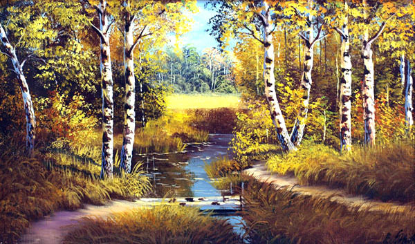 осенний пейзаж - природа, пейзаж - оригинал