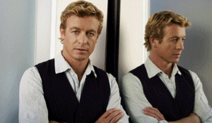 Саймон Бейкер - сериал, менталист, патрик джейн, саймон бейкер - предпросмотр