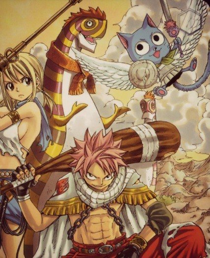 Fairy tail - люси хартфелия, нацу драгнил, аниме, fairy tail - оригинал