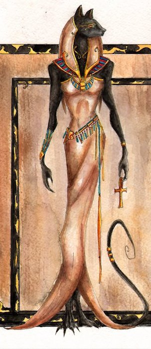 Бастет - кошка, египет, бастет, богиня - оригинал