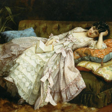 девушка с книгой