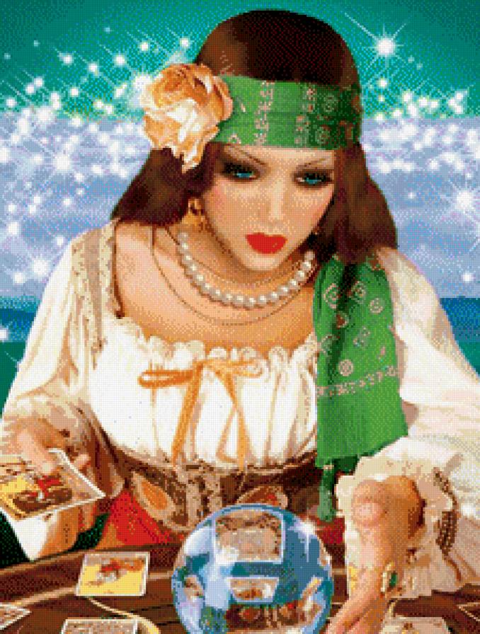 Гадалка - гадалка, женщина - предпросмотр