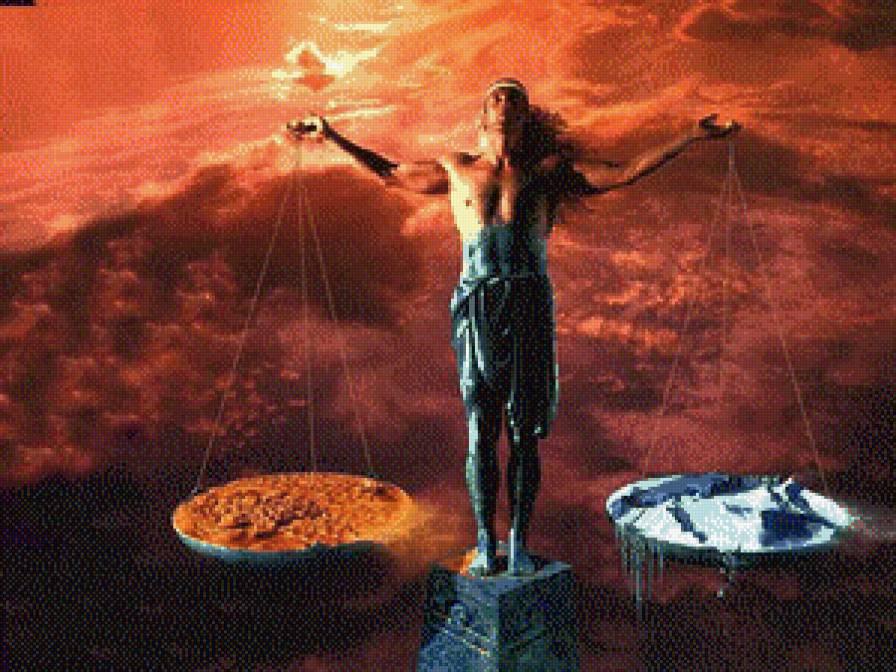 "Весы" - весы, знак зодиака, фэнтези - предпросмотр