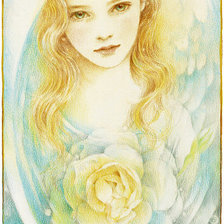 Схема вышивки «ангел»