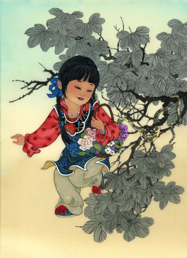 китайские дети - оригинал