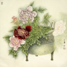 Схема вышивки «китайская живопись»