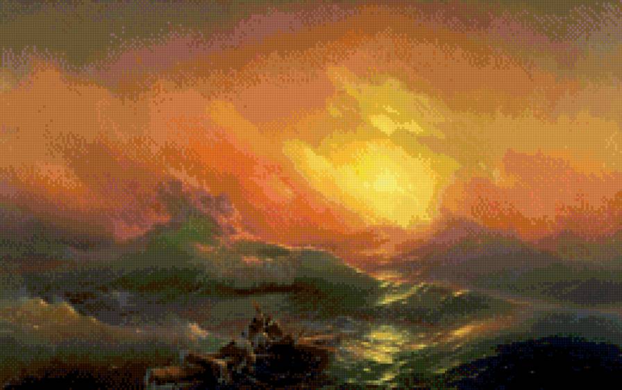 Девятый вал Айвазовский - предпросмотр