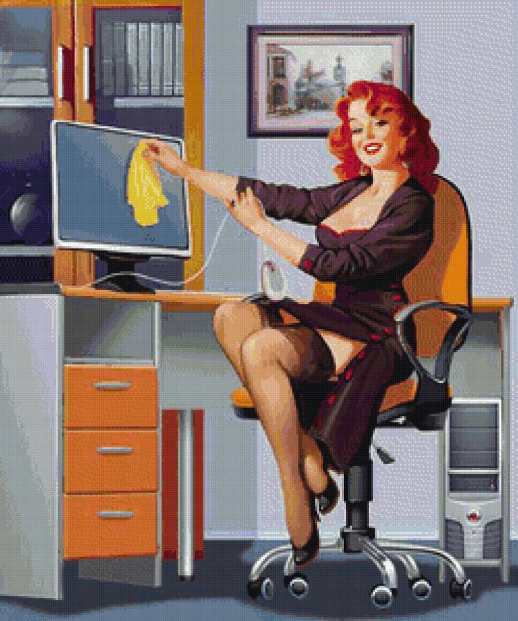 секретарша - девушка - предпросмотр