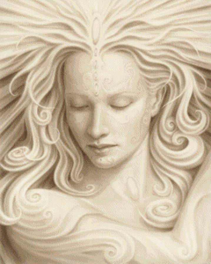 Дева Романо 2 - девушка, фентези, нежность, дева, женщина - предпросмотр