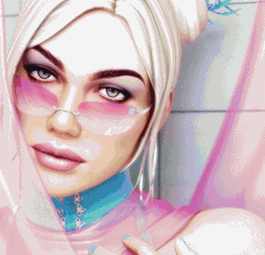 незнакомка в очках - портрет, девушка - предпросмотр