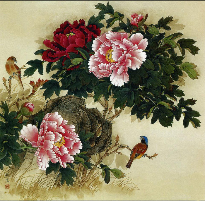 китайская живопись - оригинал