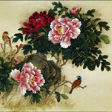 Схема вышивки «китайская живопись»