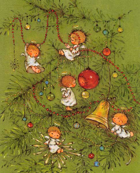 рождесто с ангелочками - оригинал