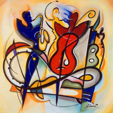 Схема вышивки «музыка 07»