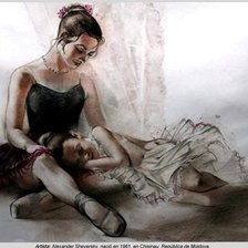 Схема вышивки «Юные балерины»