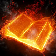 Схема вышивки «огненная книга»