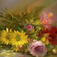 Схема вышивки «букетик»