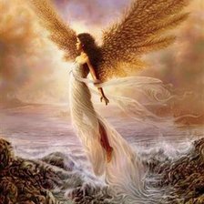 Схема вышивки «ангел в небе»