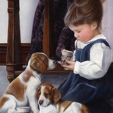 Схема вышивки «Детки»