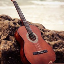 Схема вышивки «Гитара»