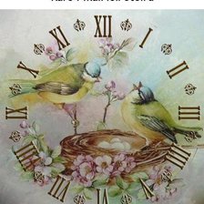 Схема вышивки «часики»