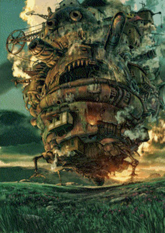 Ходячий замок - замок, аниме, ходячий замок - предпросмотр