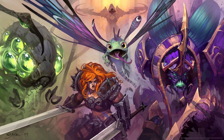 Blizzard - насекомые, воин, игры - оригинал