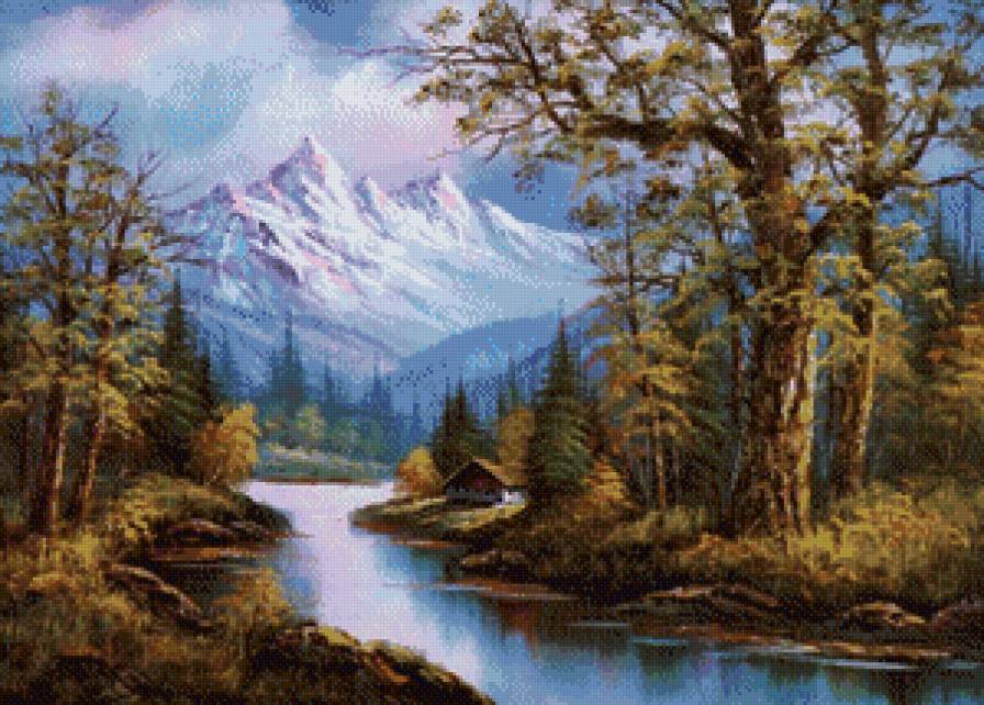 горный пейзаж - пейзаж, природа - предпросмотр