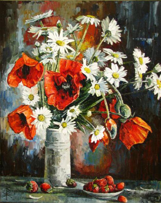 натюрморт - цветы - оригинал