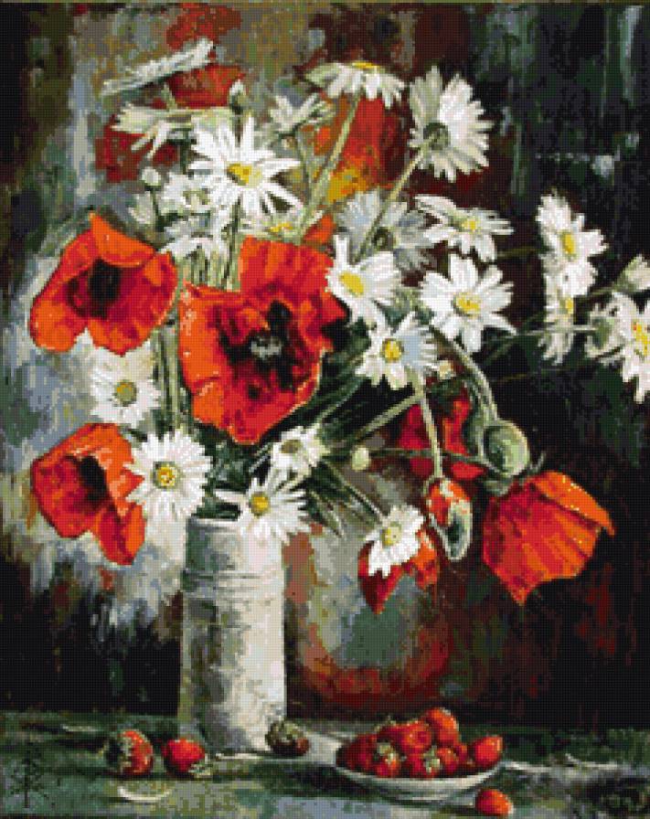 натюрморт - цветы - предпросмотр