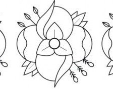 Схема вышивки «La dispute»