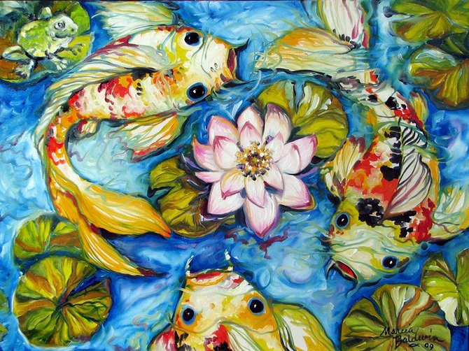 Рыбы - рыбы, символ, фэн-шуй - оригинал