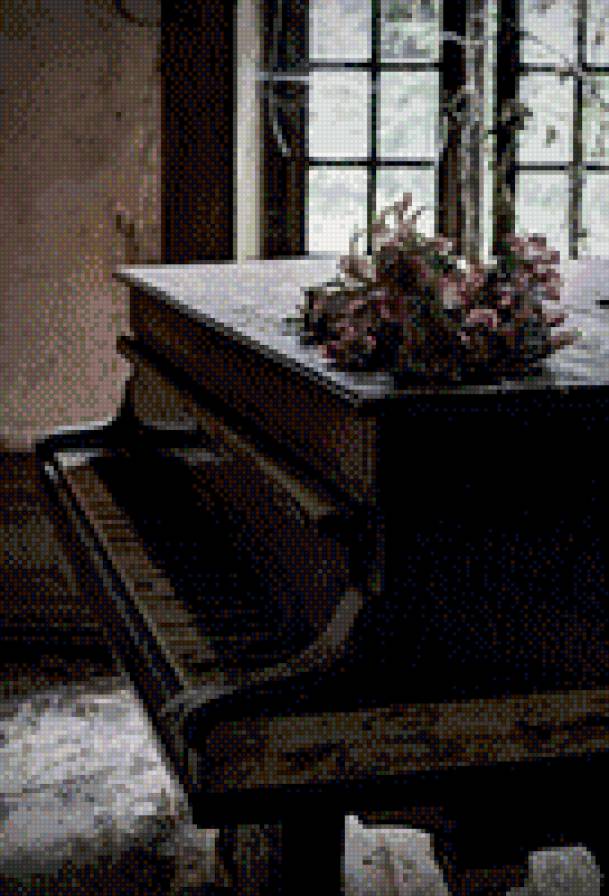 Старый рояль - музыка, рояль, старое - предпросмотр