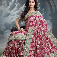Оригинал схемы вышивки «Индийская девушка» (№771167)