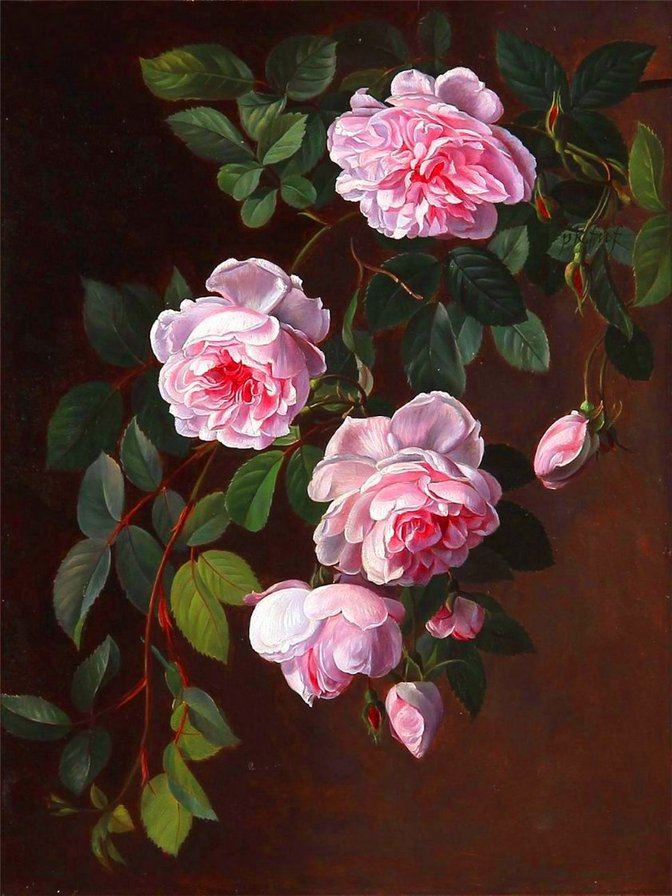 картина - цветы - оригинал