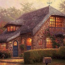 Схема вышивки «город»