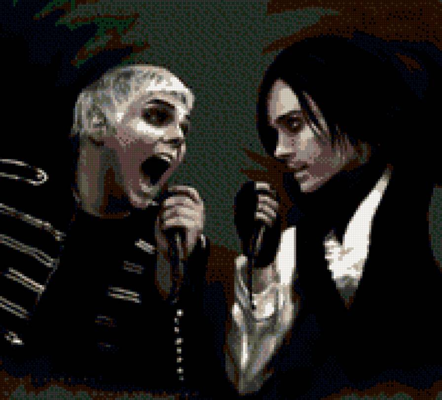 Джерард и Джаред - my chemical romance, jared leto, gerard way - предпросмотр