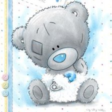 Схема вышивки «тедди малыш»