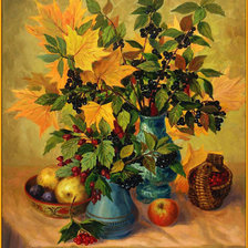 Схема вышивки «осенний натюрморт»